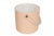 Mid-Century Modern Mid Century Blush Ice Bucket With Lucite Handle For Sale - Image 3 of 7