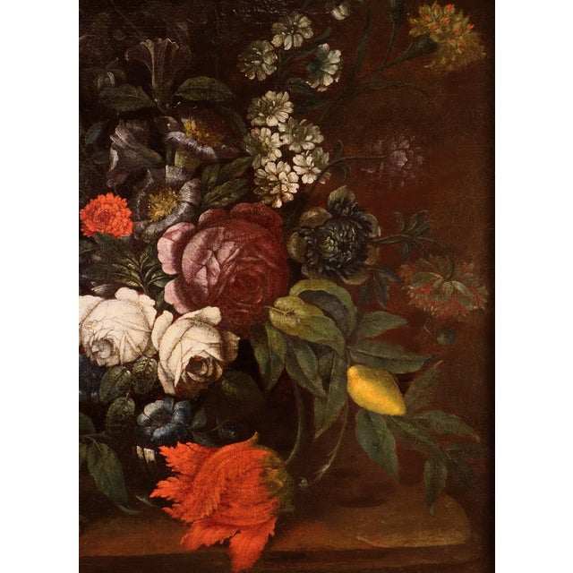 Follower of Abraham Brueghel, Still Life, 1700, Oil on Canvas For Sale - Image 4 of 14