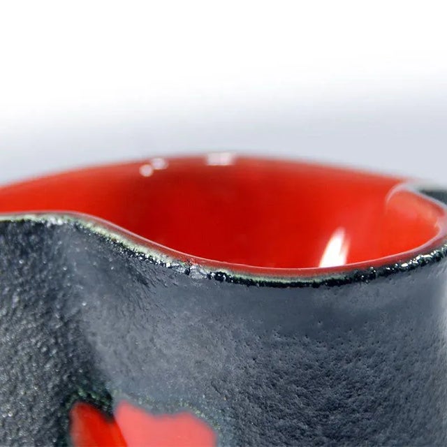 Ceramic French Sculptural Vase from Elchinger, 1950s For Sale - Image 7 of 9