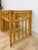 Vintage Rattan End Table Pair Arched Inlay Glass Top Coastal Boho MCM For Sale - Image 9 of 10