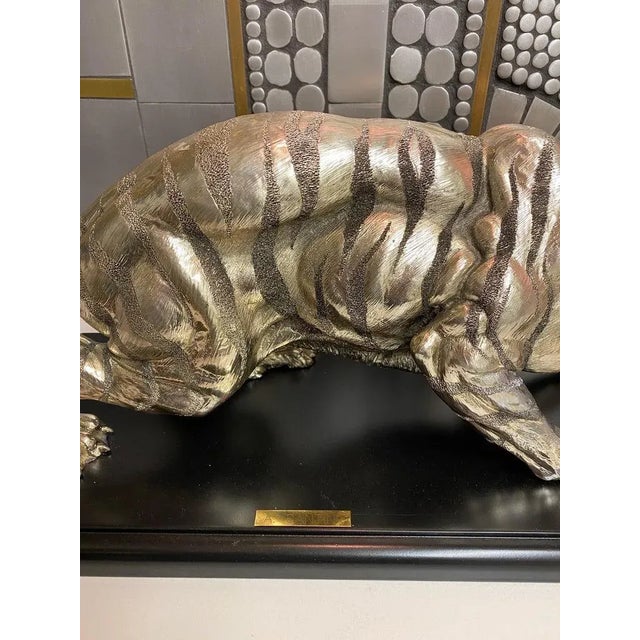 1990s Santini Bengal Tiger Sculpture For Sale In Los Angeles - Image 6 of 13