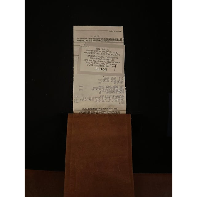 1990s Vintage Ralph Lauren Brown Leather Sofa For Sale - Image 9 of 10