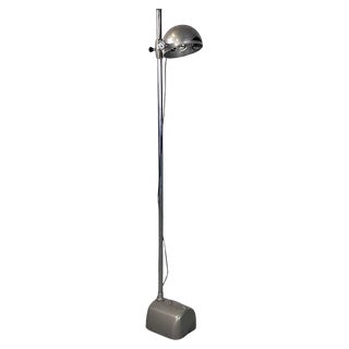 German Floor Lamp in Metal and Steel from Hanau, 1930s For Sale