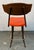 Orange Mid-Century Modern Swivel Bar Stools Circa 1960's For Sale - Image 8 of 14