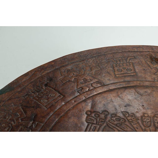 Ecuadorian Round Coffee Table by Angel Pazmino, 1960 For Sale - Image 10 of 13