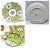 1900 - 1909 Vintage Apple Green English Coalport Dinner Plates - Set of 7 For Sale - Image 5 of 11