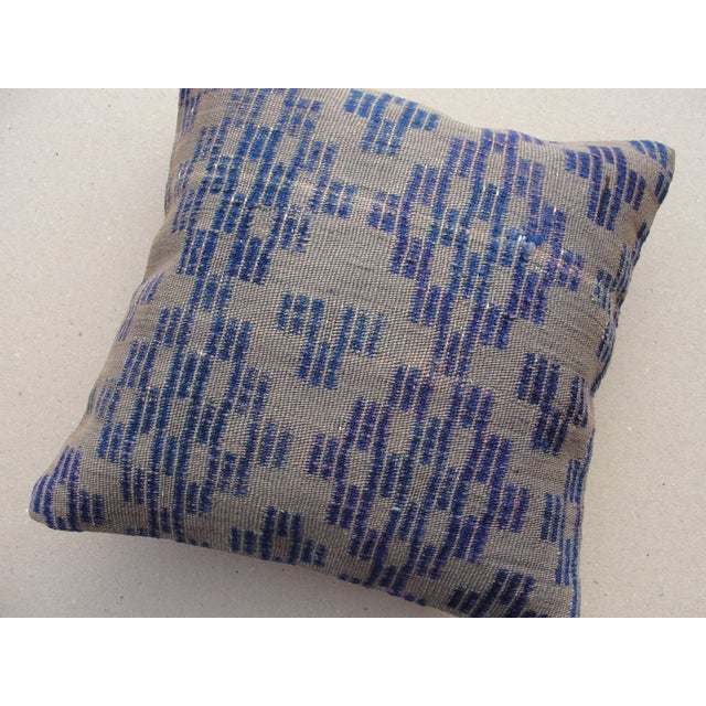 Art Deco Kilim Rug Pillow Cover For Sale - Image 3 of 10