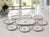 Vintage Neoclassical Cobalt Blue & White Porcelain Serving Set - Platter & 8 Dessert Plates - 9 Pieces For Sale - Image 9 of 12