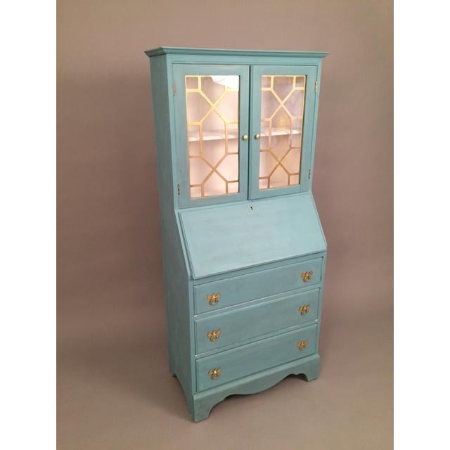 Blue Hutch China Desk Chairish