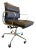 Herman Miller Dark Brown Leather Soft Pad Management Chair by Eames For Sale