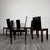 Black Mid-Century Modern Rosewood Dining Chairs in the style of Afra & Tobia Scarpa, 1970, Set of 6 For Sale - Image 8 of 15