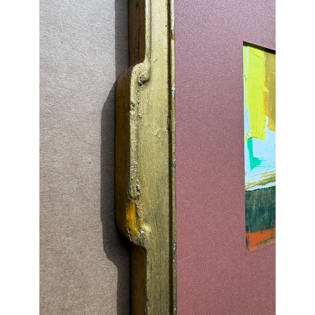 2026 Rachael Van Dyke Abstract Studio Sketch in Antique French Frame For Sale - Image 4 of 5