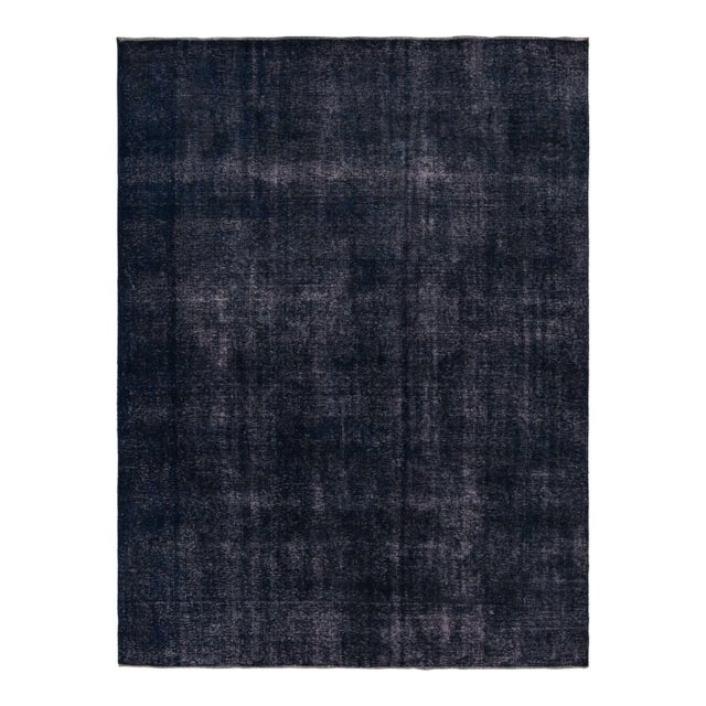 Vintage Persian Rug in Blue and Purple by Rug & Kilim For Sale