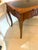 Antique French Walnut Marquetry Inlaid Writing Desk with Leather Top, 1860s For Sale - Image 4 of 14