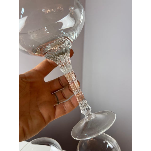 Split Wine Glasses by Pavel Hlava for Rosenthal Studio Line, Set of 4 For Sale - Image 5 of 8