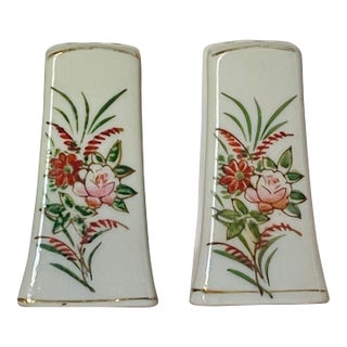 Vintage Floral Salt & Pepper Shakers For Sale