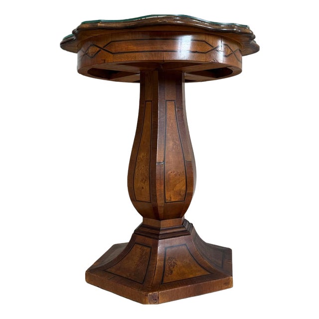 Biedermeier Table in Marquetry For Sale