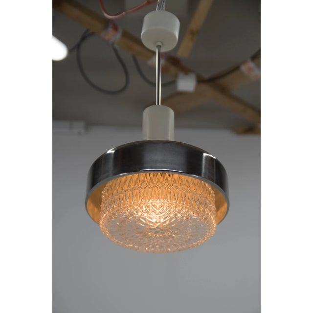 Metal Mid-Century Pendant from Napako, 1970s For Sale - Image 7 of 11