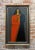 Jesus Leuus 1965 Minimalist Mother in Red - Oil Painting For Sale - Image 10 of 10