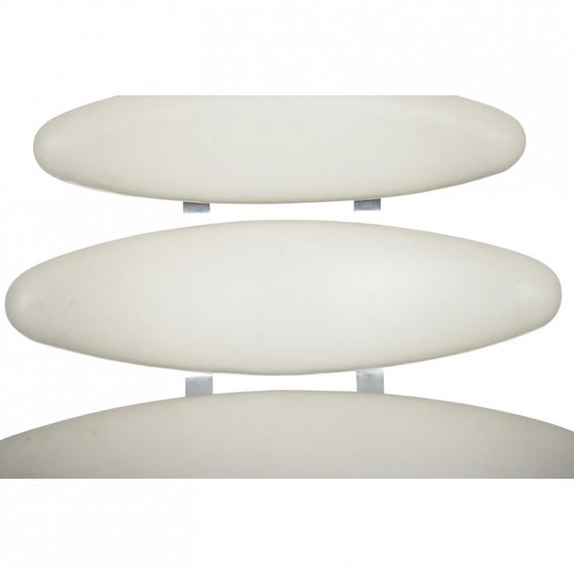 Corona Chair in White Leather by Erik Jørgensen, 2000s For Sale - Image 4 of 15