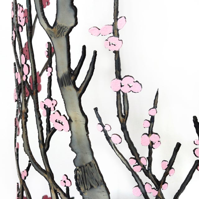Ancient Cherry Blossoms - Large Steel Floral Tree Sculpture Original Artwork by d'Arcy Bellamy For Sale - Image 4 of 10