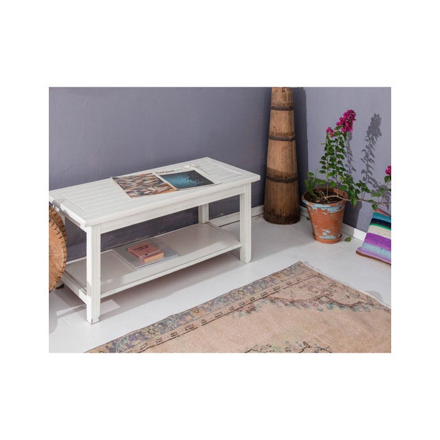 Vintage Faded Turkish Oushak Rug - 5`1" X 8`4" For Sale - Image 4 of 6