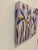 Modern Abstract Floral Acrylic Painting on Canvas, Signed, Framed, Dated For Sale - Image 4 of 6