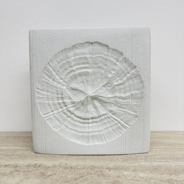 White White Ceramic Vase by Martin Freyer for Rosenthal, 1960s For Sale - Image 8 of 8