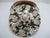 Black Wood Inlaid Mother of Pearl Black & White Shell Round Lidded Trinket Box For Sale - Image 8 of 10