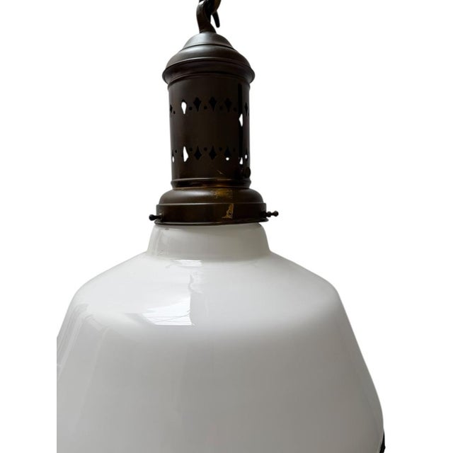 Arts & Crafts Pendant Lamp in the style of Peter Behrens, 1900s, in Very Good conditions. Designed 1890 to 1919 This piece...