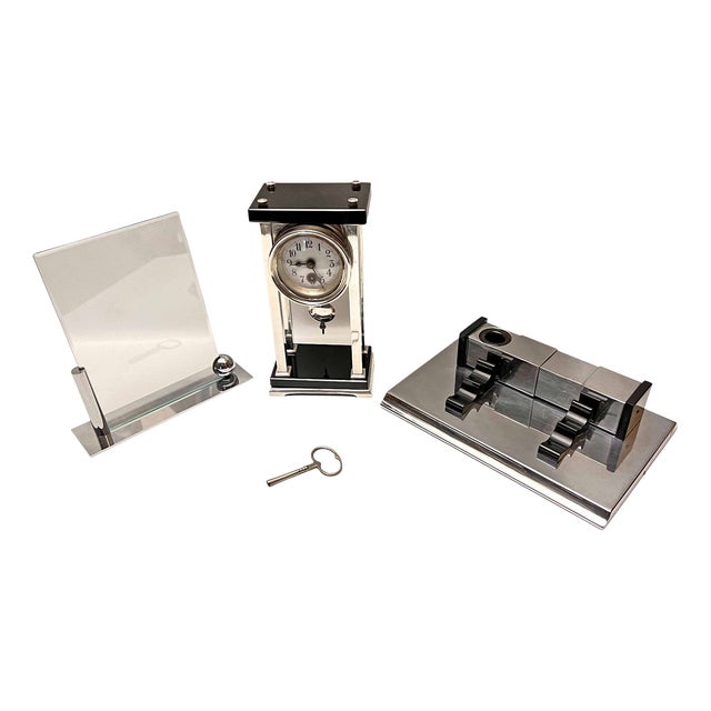 Art Deco Desk Necessities, 1930s, Set of 3 For Sale