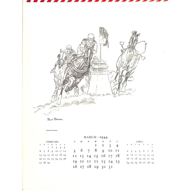 Paul Brown X Brooks Brothers Calendar 1944 For Sale - Image 13 of 14