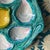 Vintage French Majolica Oyster Plates from Gabriel Fourmaintraux Desvres, 1950s, Set of 4 For Sale - Image 3 of 9