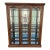 1980s Monumental American of Martinsville Grand Oak Lighted Curio Display For Sale