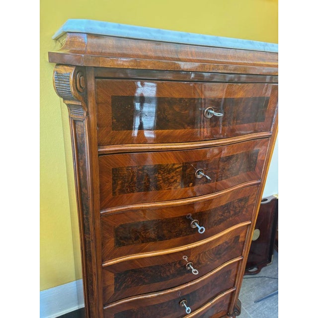 Mid 19th Century Late Biedermeier Chest of Drawers, 1860s For Sale - Image 5 of 7