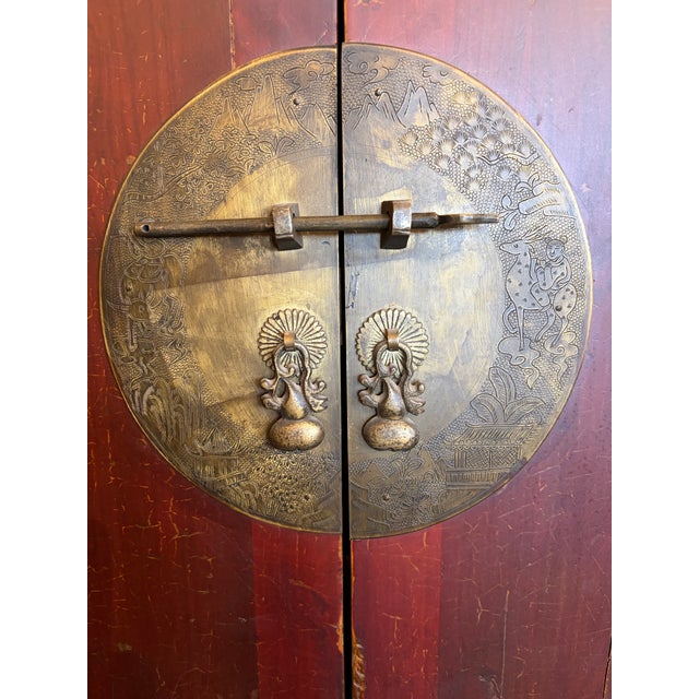 Late 19th Century Chinese Wedding Cabinet For Sale - Image 4 of 5
