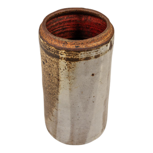 Large Mid-Century Japanese Modern Stoneware Studio Pottery Glazed Vase / Vessel, Japan, C. 1970s