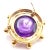 1980s 1980s Tiffany & Co. Paloma Picasso Yellow Gold Large Amethyst Pin Brooch For Sale - Image 5 of 7