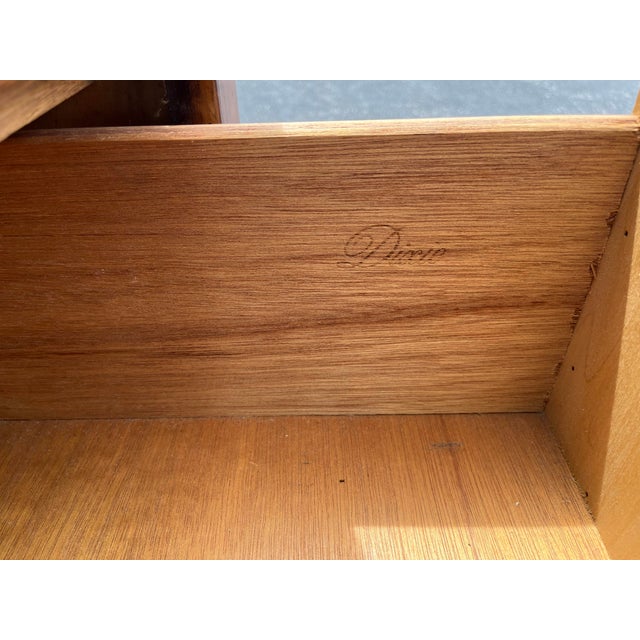 1960s 1960s Dixie 9-Drawer Brutalist Walnut Triple Long Dresser For Sale - Image 5 of 12