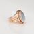 Victorian Late 19th Century Antique Victorian Moonstone Ring Sz 6.5 Vintage 10k Rose Gold Fine Jewelry For Sale - Image 3 of 7