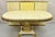 Yellow Late 20th Century Italian Regency Cream & Gold Gilt Lacquered Urn Pedestal Dining Table - 3 Leaves For Sale - Image 8 of 16