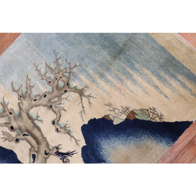 Early 20th Century Tibetan Pictorial Throw Rug - 2'5" x 5' For Sale - Image 4 of 8