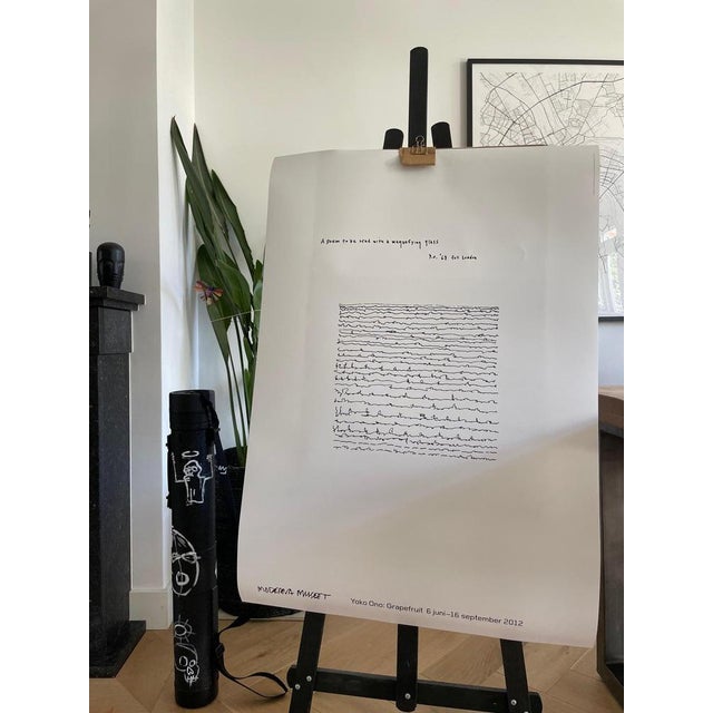 Exhibition Poster Designed By Yoko Ono, A Poem To Be Read with A Magnifying Glass, Copyright Yoko Ono, Mm Sweden, 2012