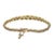 Vintage 14k Yellow Gold Ruby & Diamond Graduating Rope Bracelet For Sale - Image 4 of 9