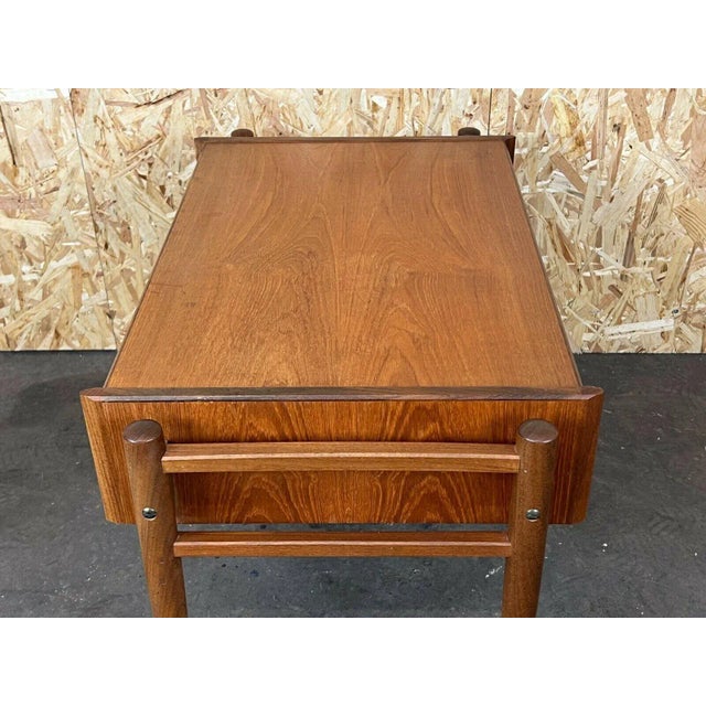 Mid-Century Modern Mid-Century Danish Teak Sewing Box Side Table For Sale - Image 3 of 13