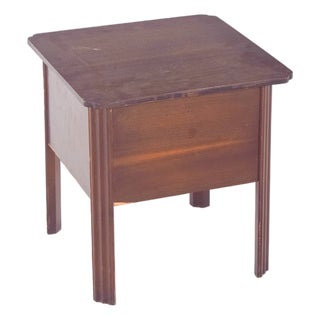 English Sewing Table in Wood, 1890s For Sale