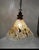 Brown Cone-Shaped Hanging Lamp in Murano Glass and Oak, 1970s For Sale - Image 8 of 18