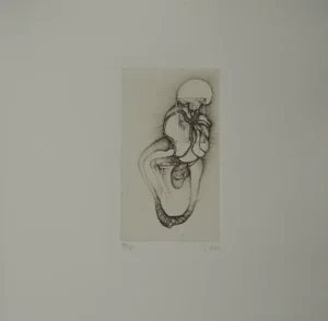 Fred Deux, Vision, Original Signed Engraving