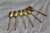Gold-Plated Coffee Spoons, France, Set of 11 For Sale - Image 5 of 18