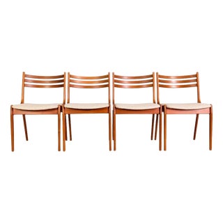 Mid-Century Danish Teak Chairs from KS Møbler, Set of 4 For Sale